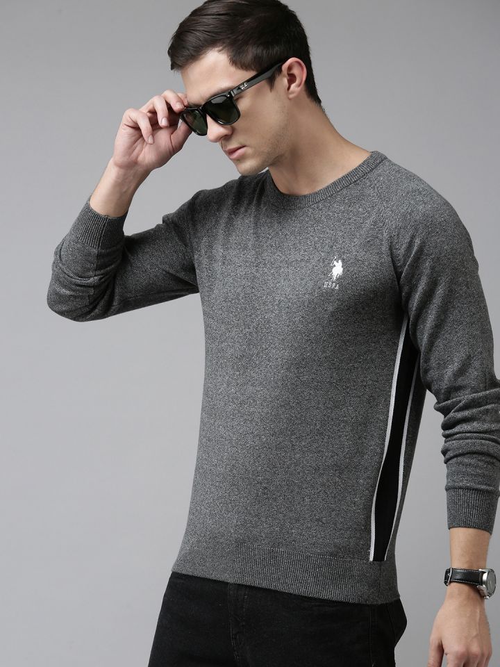 Mens grey ralph lauren jumper top