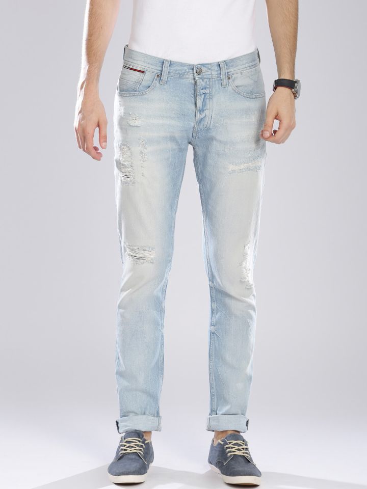 tommy hilfiger ripped jeans mens