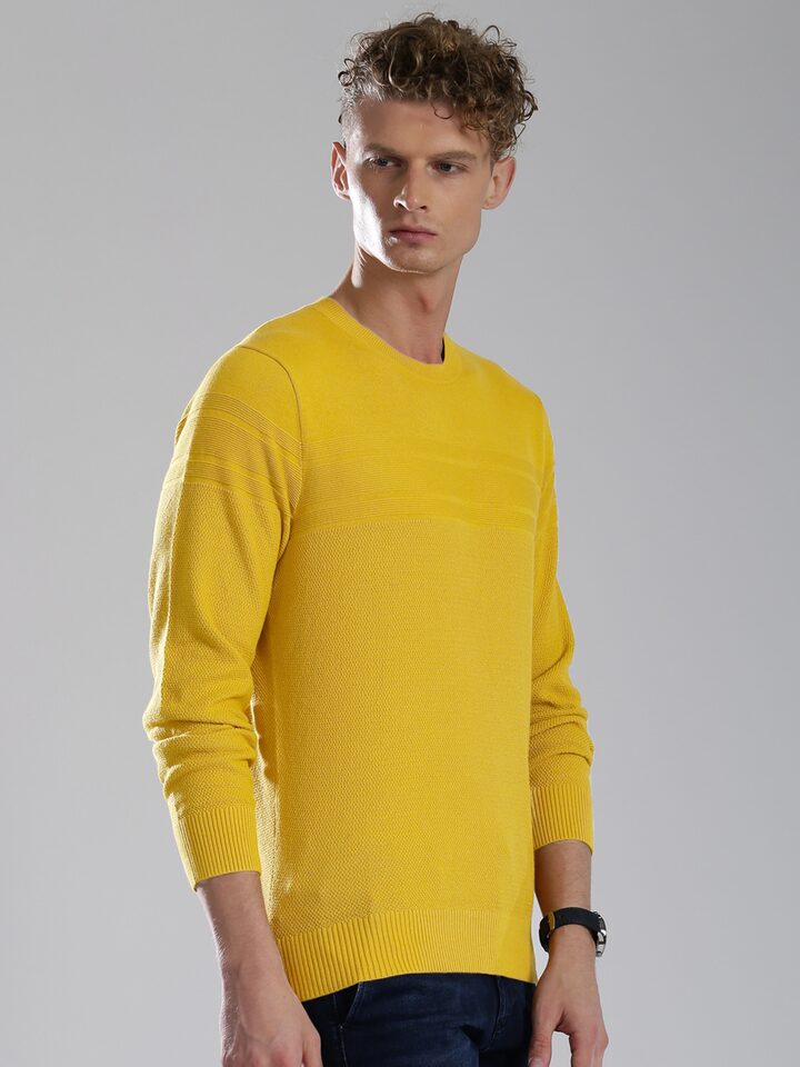 mustard yellow tommy hilfiger sweatshirt