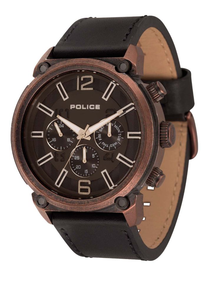 Buy Police Men Brown Dial Chronograph Watch PL14378JSQBZ02J