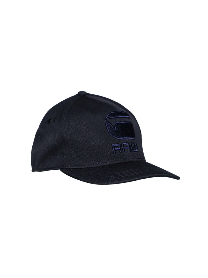 G STAR RAW Men Navy Embroidered Cap