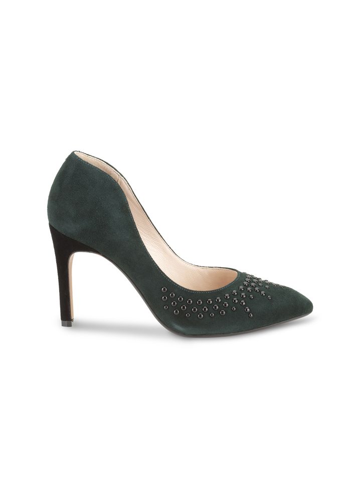 clarks pumps green