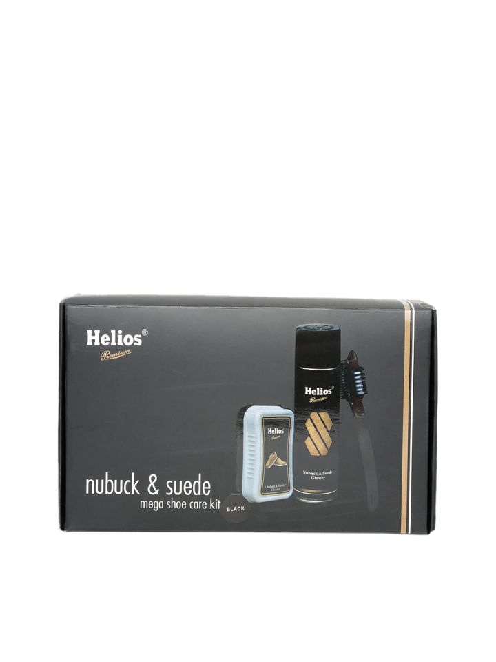 Helios nubuck & suede shoe care kit top