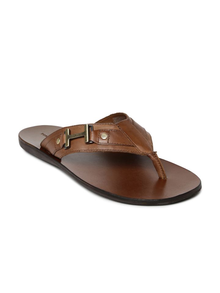 Tommy hilfiger men's leather sandals top