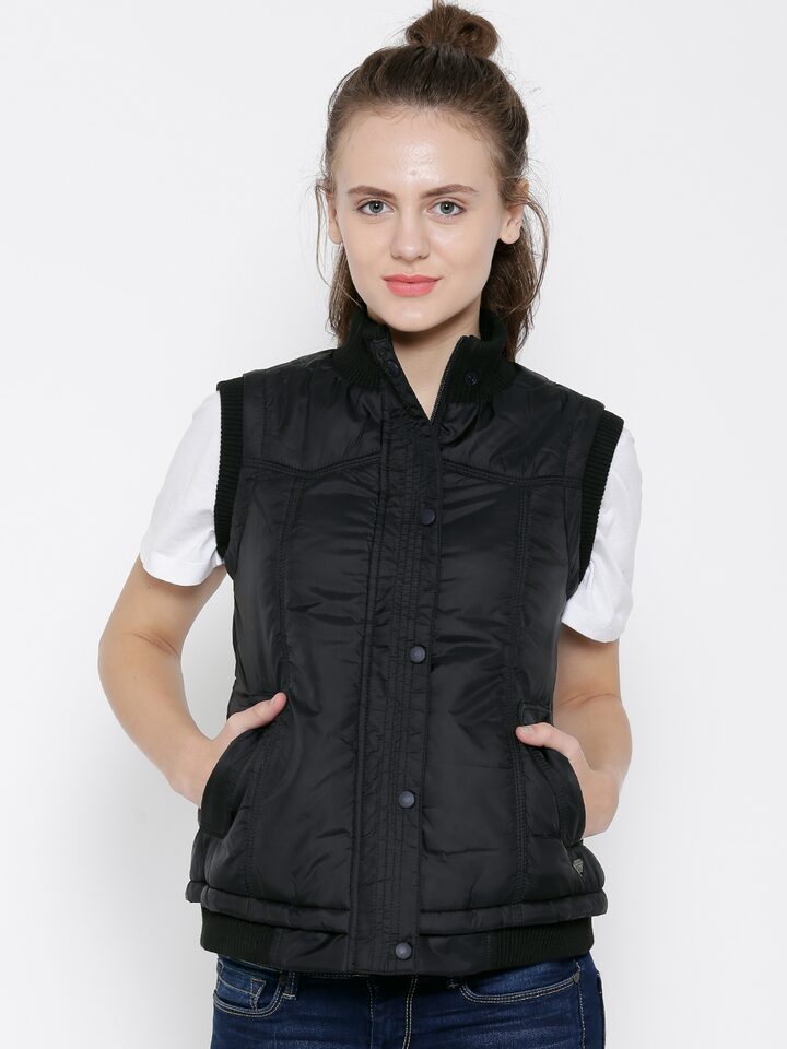 Share more than 84 black sleeveless jacket womens - in.thdonghoadian