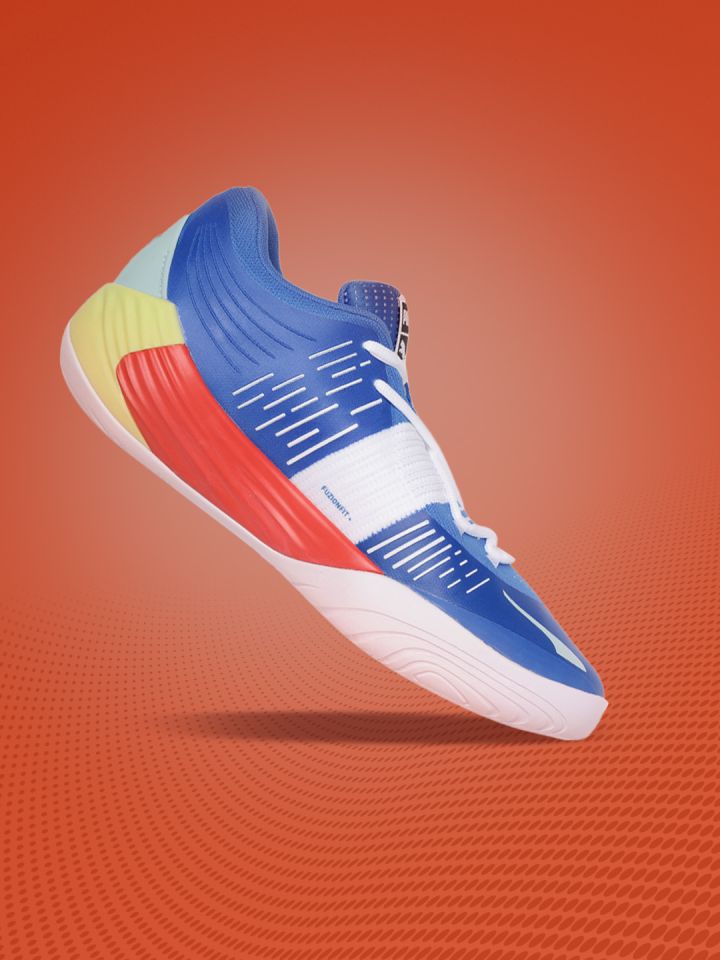 Blue and white puma shoes basketball shop