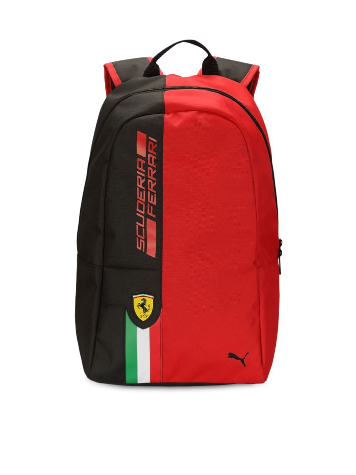 Red \u0026 Black Ferrari Fanwear Backpack 