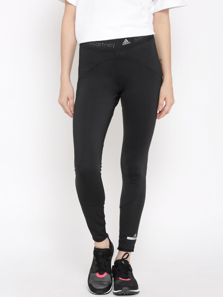 ADIDAS Stella McCartney Black RUN Panelled Tights AX7134