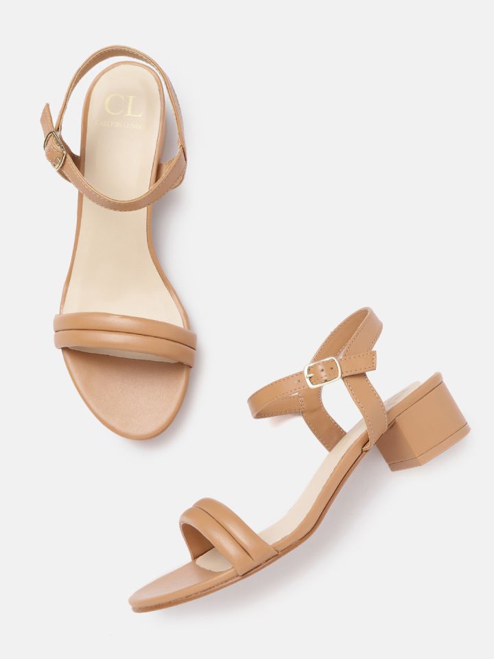 Camel block heels store
