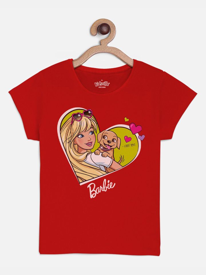 Red barbie shirt shop