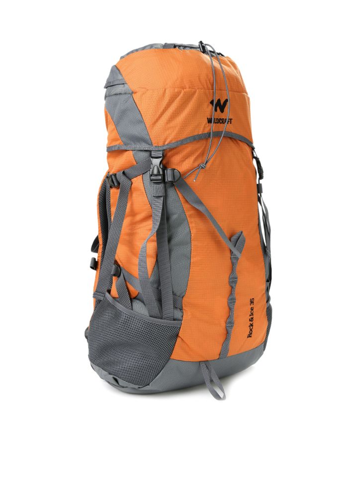 Buy Wildcraft Men Orange Grey Rock Ice Rucksack Rucksacks