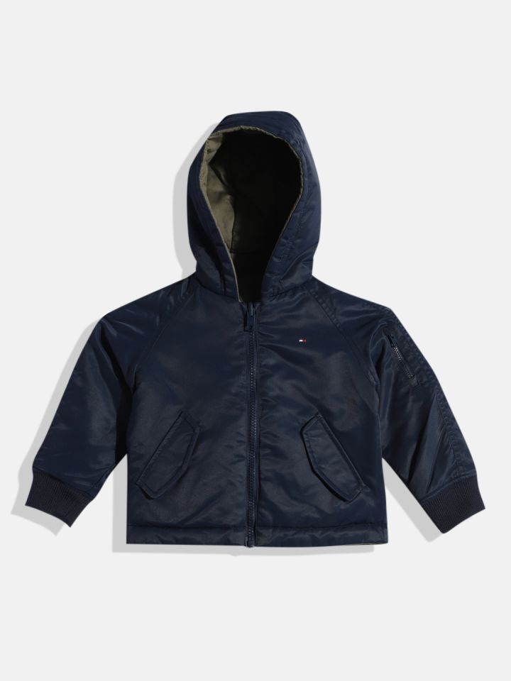 Tommy hilfiger reversible bomber jacket sales