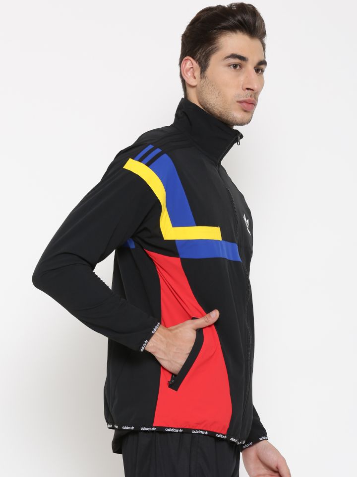 Buy ADIDAS Originals Black Block TT Colourblocked Jacket Jackets
