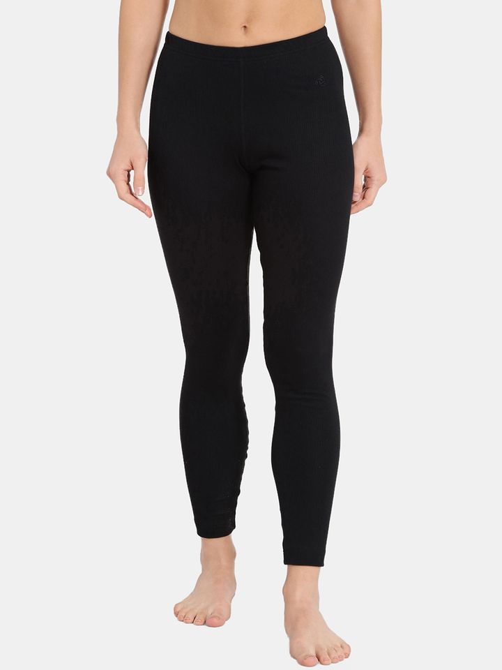 Buy Jockey Women Black Solid Tailored 