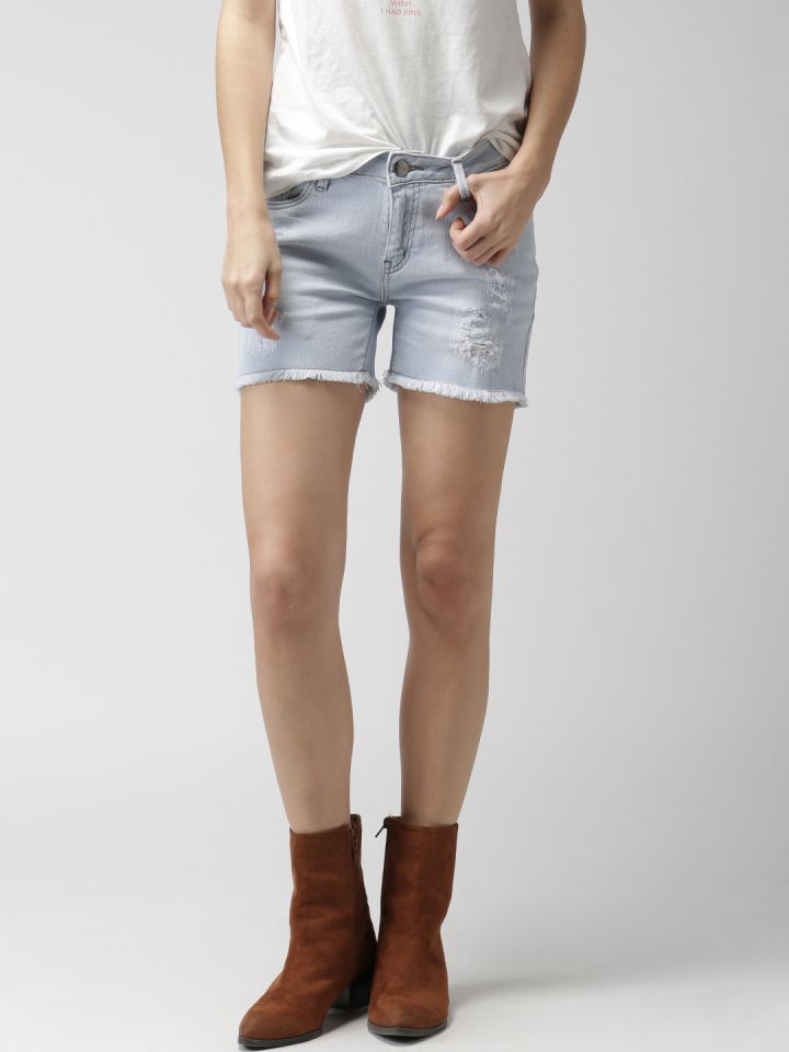 Myntra denim shorts top