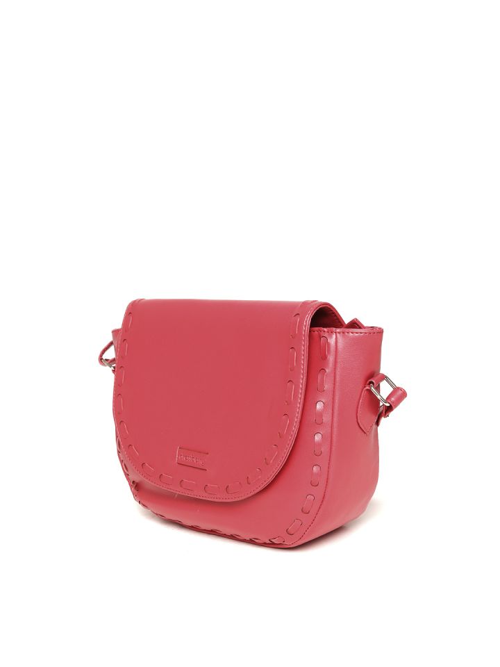 dark pink sling bag