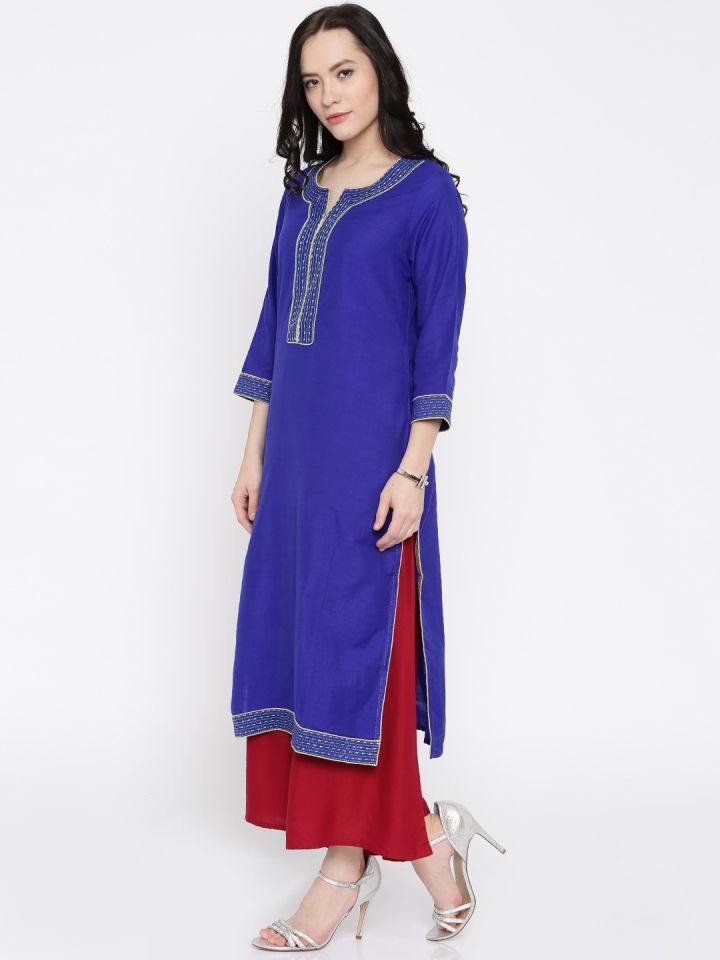 Ink best sale blue kurti