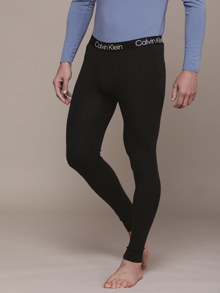 Calvin Klein Underwear Men Black Solid Lounge Pants