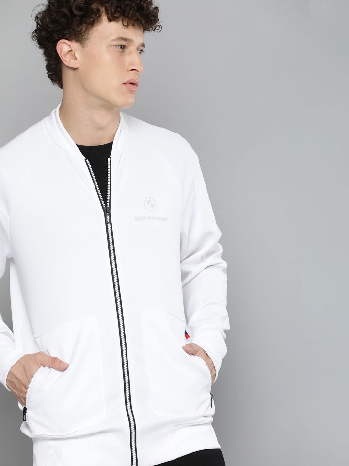 White puma top track jacket