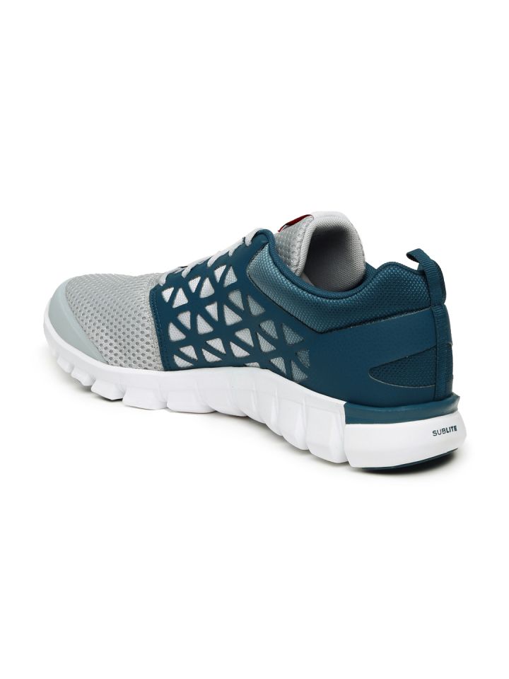 Reebok Men Grey Blue Sublite XT Cushion 2 GRMT Running Shoes