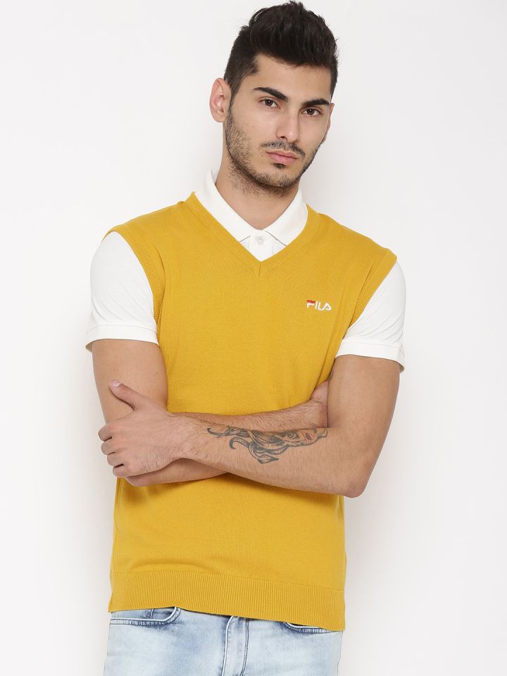 Fila mustard yellow deals