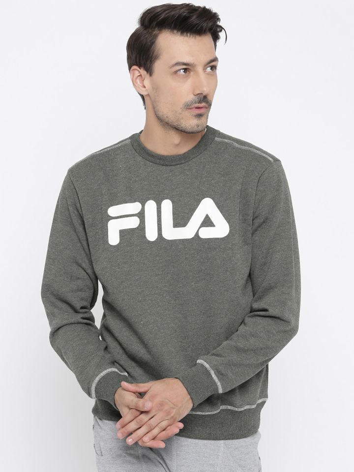 fila grey sweatshirt mens
