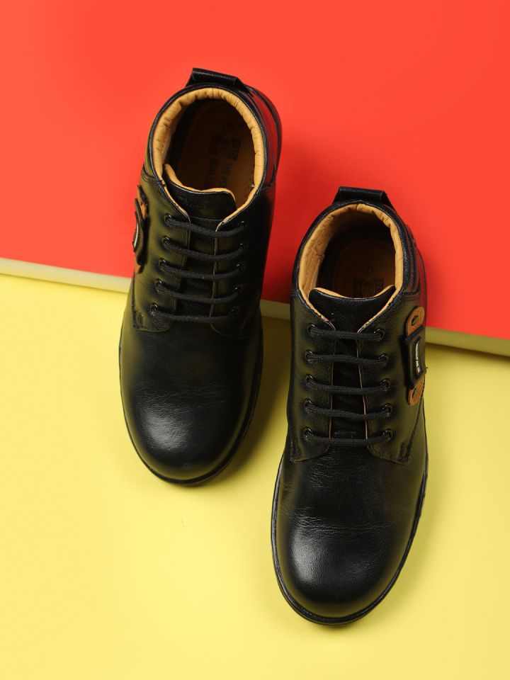 Buy Red Chief Men Black Leather Casual Shoes Casual Shoes for