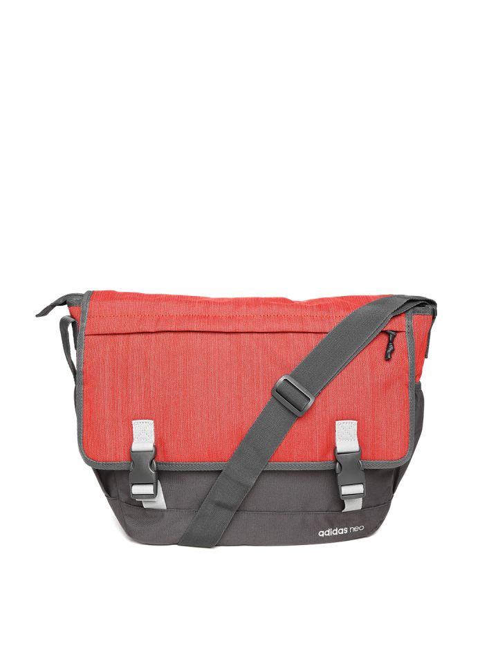 adidas messenger bag grey