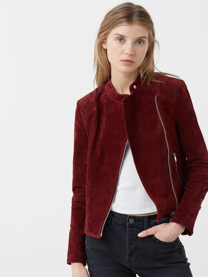 Mango suede coat store