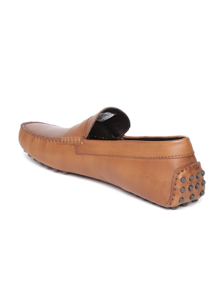 Red tape men's leather loafers on sale
