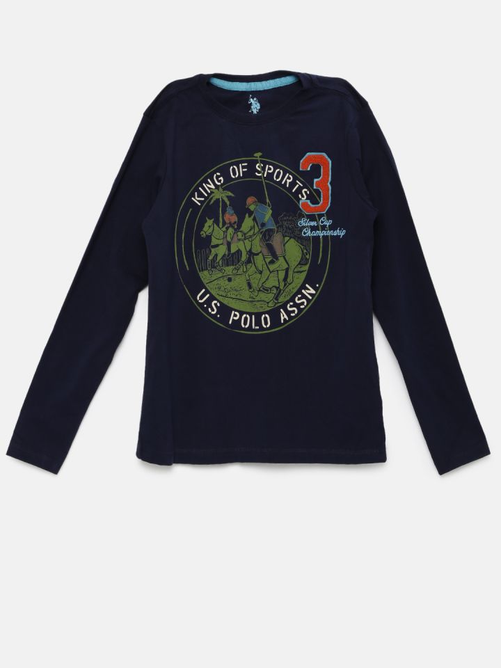 Kids US Polo Assn Long Sleeve T Shirts