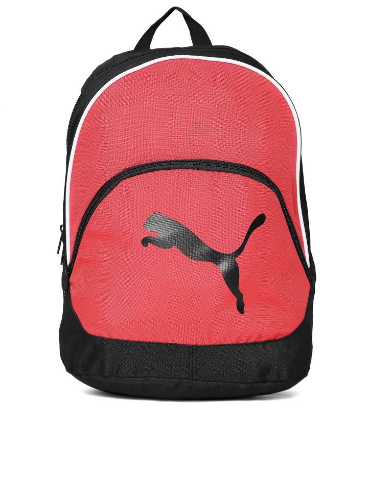 puma black team cat backpack
