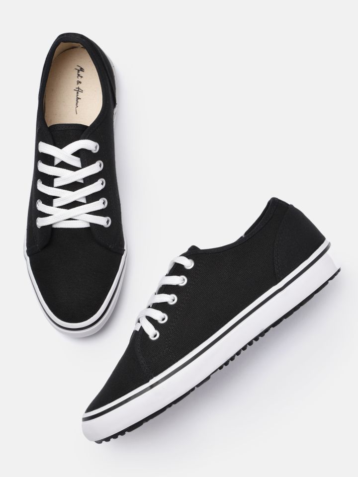 Mast and harbour black sneakers top