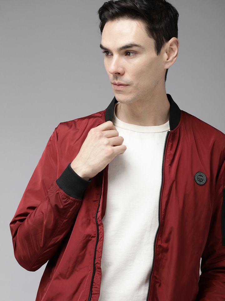 Maroon outlet colour jacket