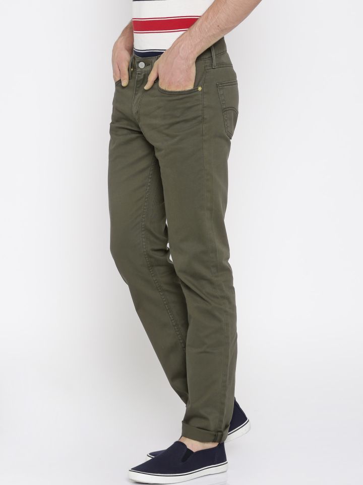 Levi's olive 2025 green jeans