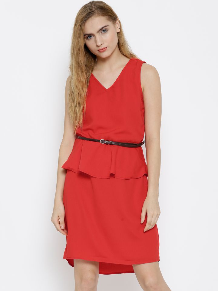 Peplum deals dress myntra
