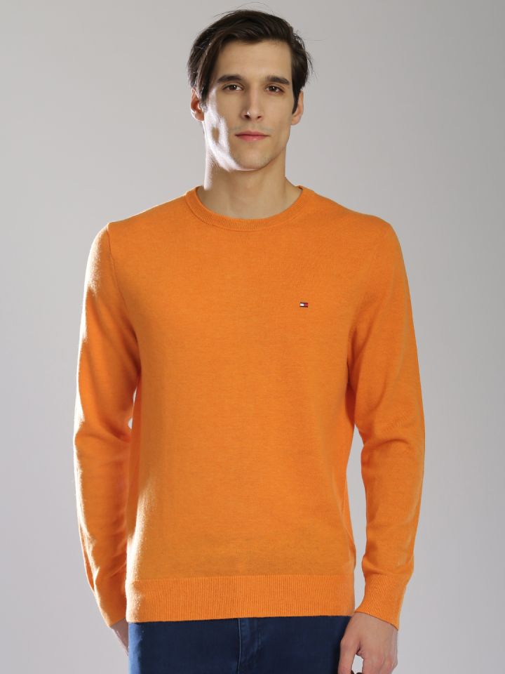 Tommy hilfiger sweater orange online