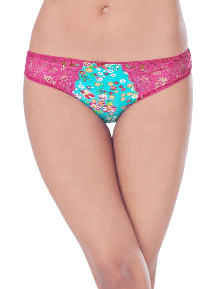 Mid Rise Medium Coverage Solid and Printed Cotton Stretch Brief Panty –  SOIE Woman