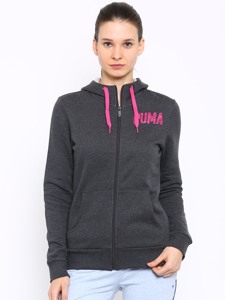 puma charcoal grey sweatshirt