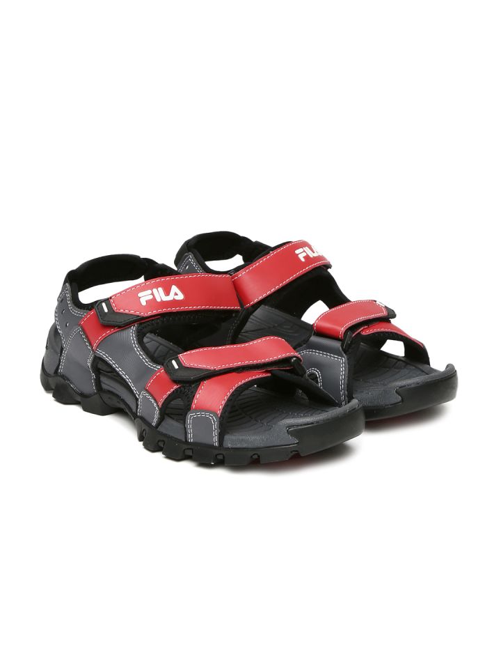 FILA Men Grey Red Review Sports Sandals