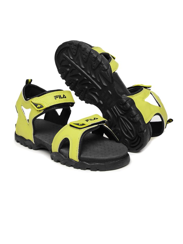 FILA Men Yellow Teo Sports Sandals