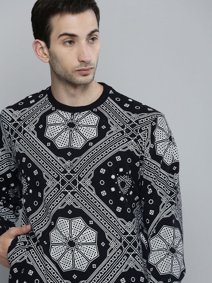 Indian print hotsell sweater