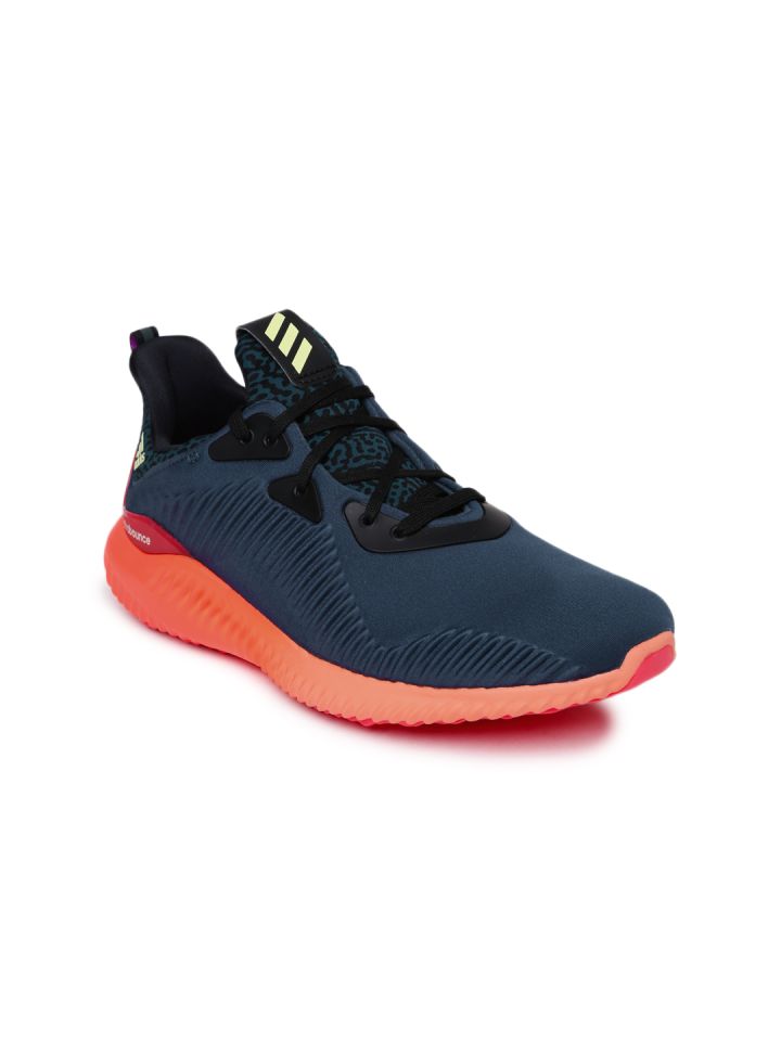 Adidas alphabounce navy blue running shoes top