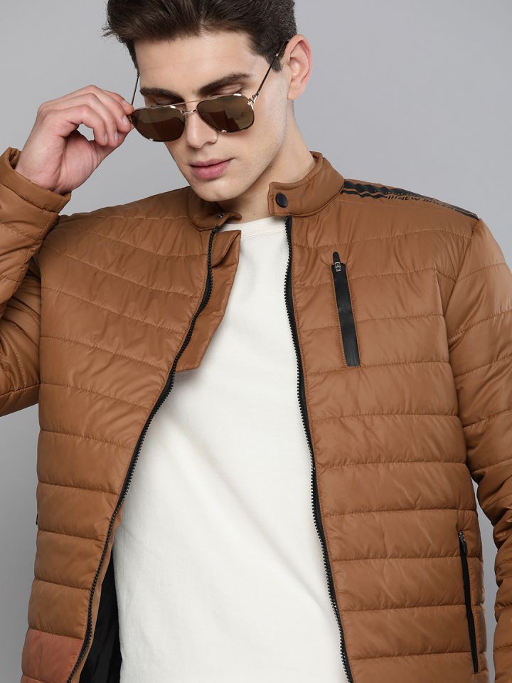 Rust padded jacket sale