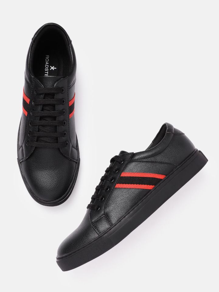 Buy Roadster Men Black Solid Sneakers Casual Shoes for Men