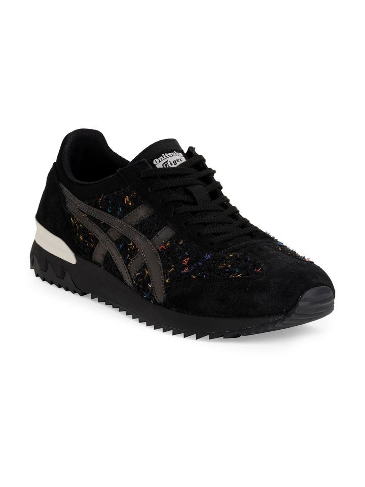 セール商品が満載 Unisex Tiger Onitsuka Black Sneakers EX 78 California Printed 小物