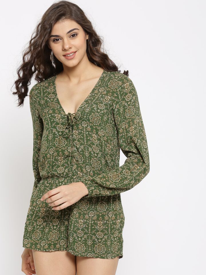Forever 21 store green romper