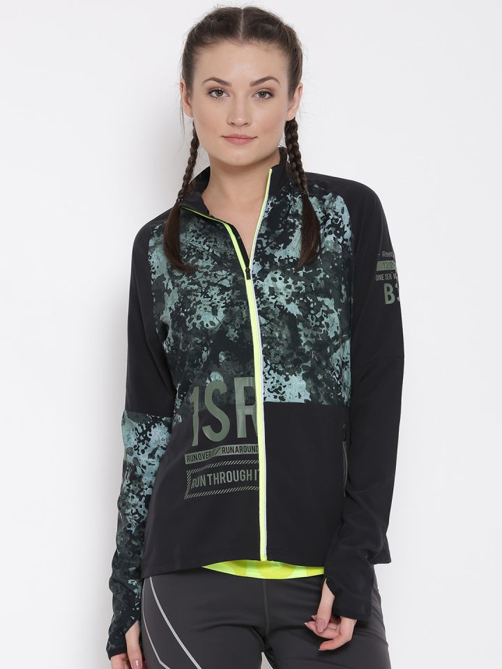 Reebok running outlet jacket women's