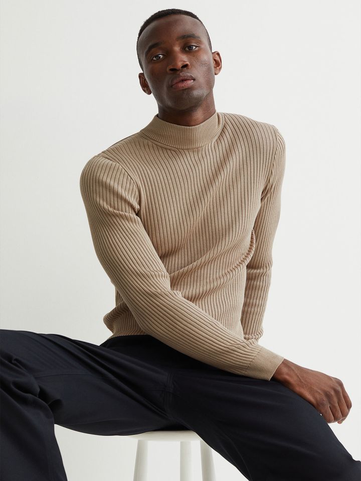 Turtleneck cheap h&m men