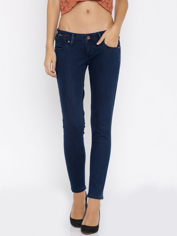 Buy Tommy Hilfiger Blue Natalie Low Rise Jeans - Jeans for Women 1546269 Myntra